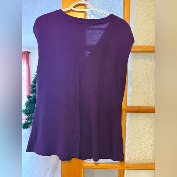 RW&Co Purple Women's Top Size Extra Large - Picture 6 of 6